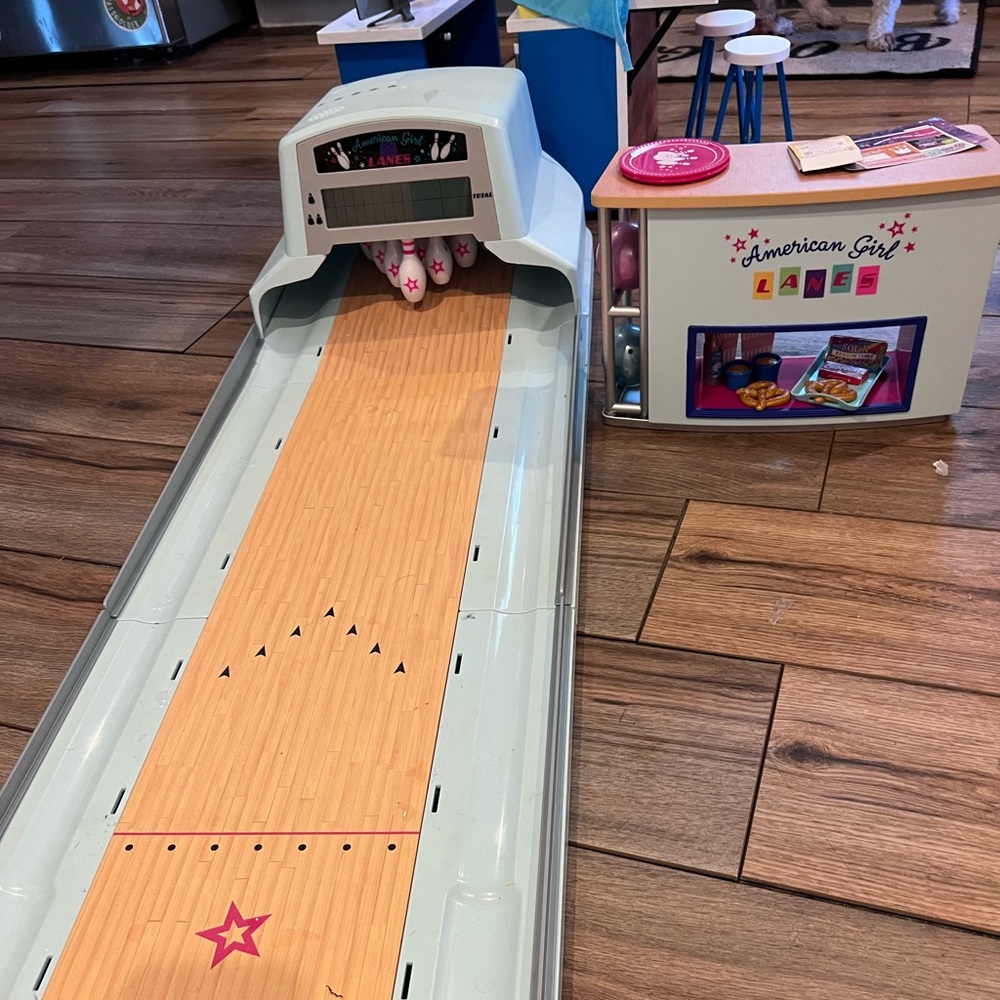 American Girl Doll bowling set